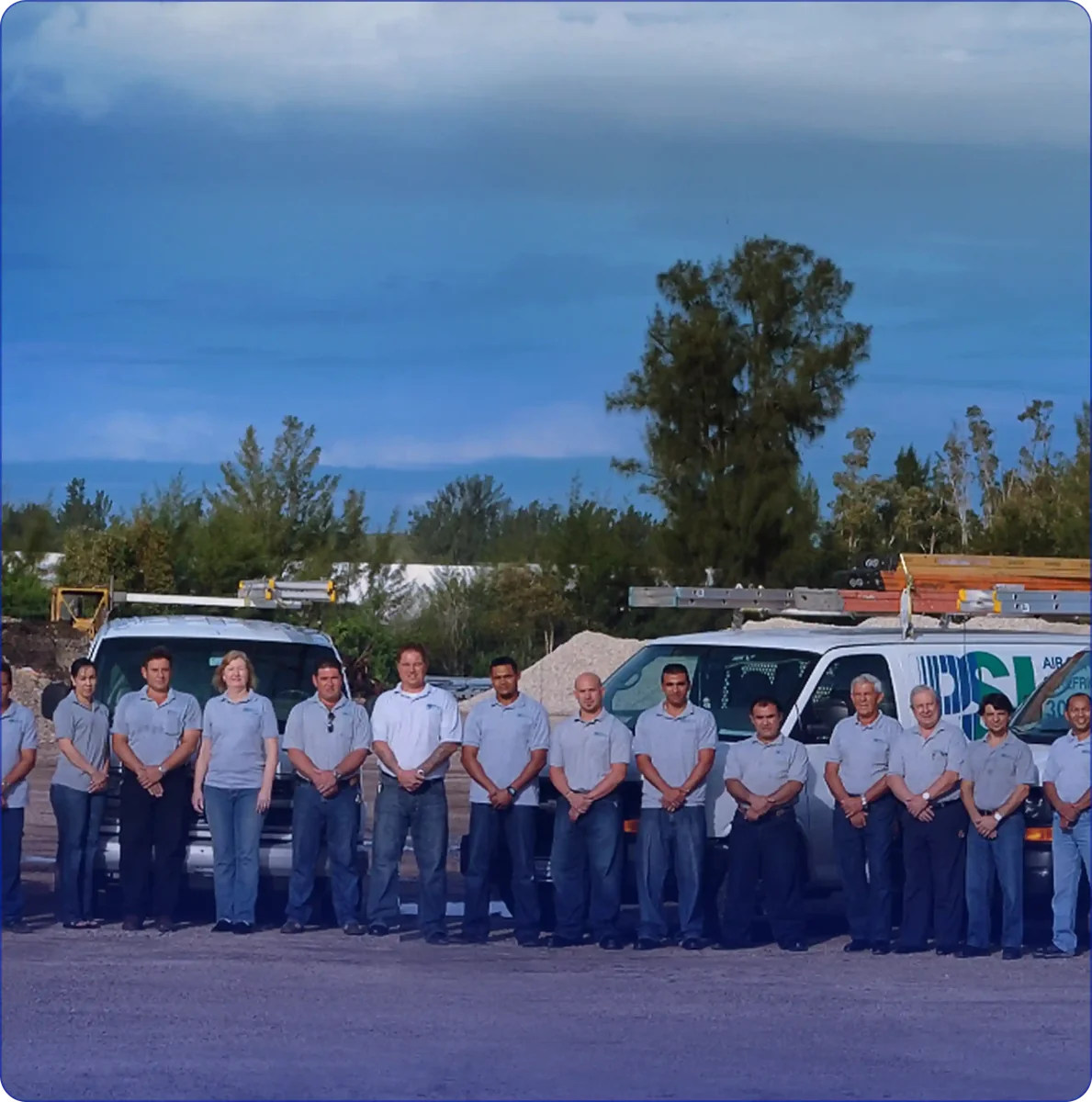 Pilar technicians team
