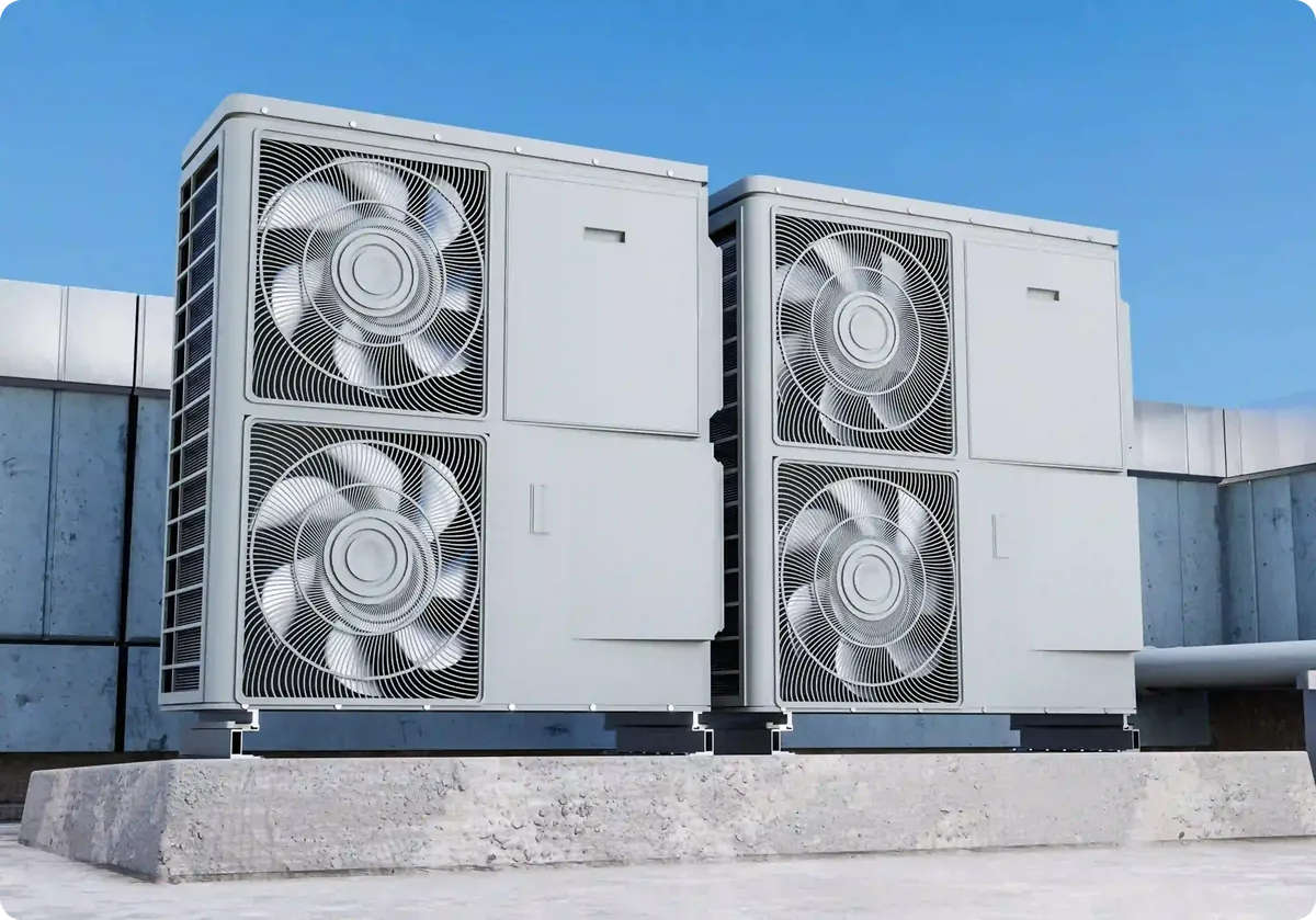 Federal HVAC ductwork and air handling units