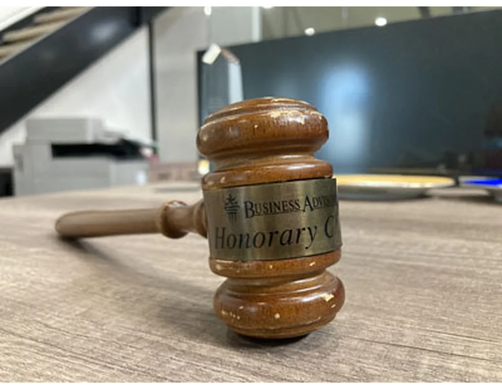 Business Advisory Council Honorary Chairman recognition