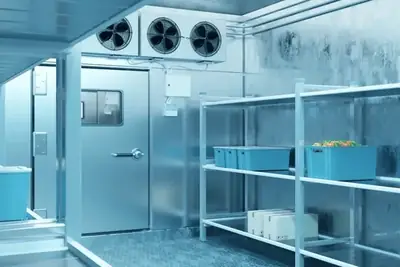 Industrial refrigeration unit installation by Pilar Services