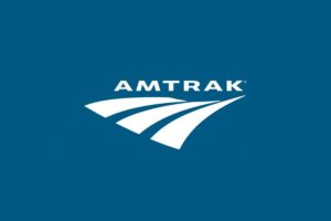 The Amtrak company logo